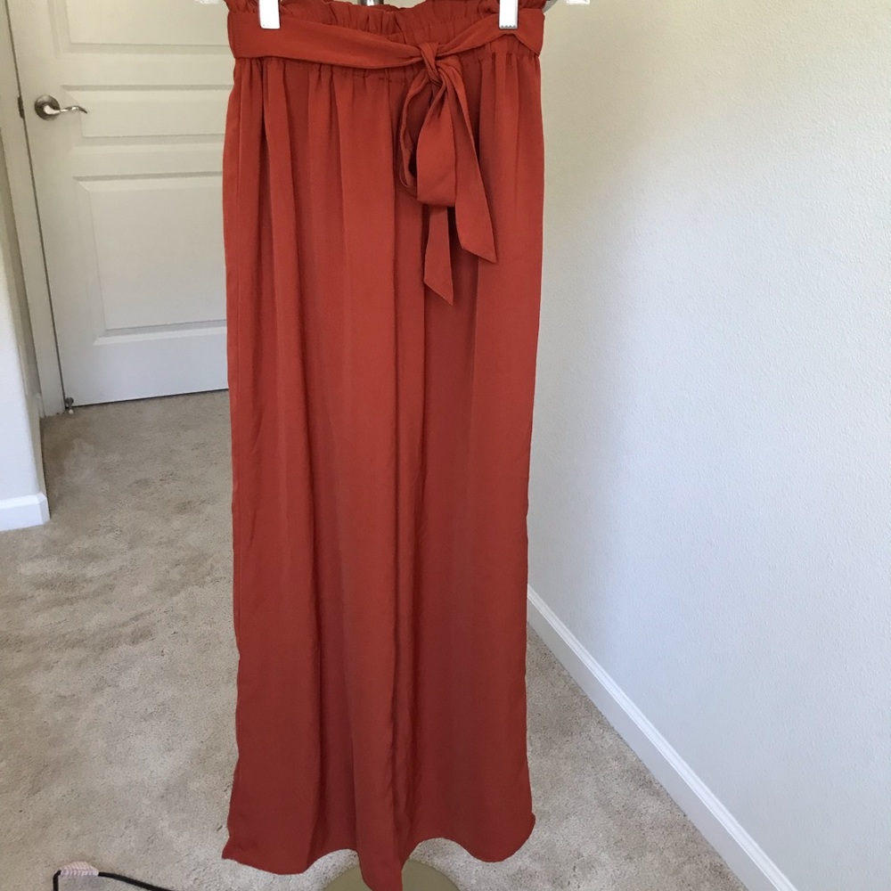 Palazzo Paperbag Pants